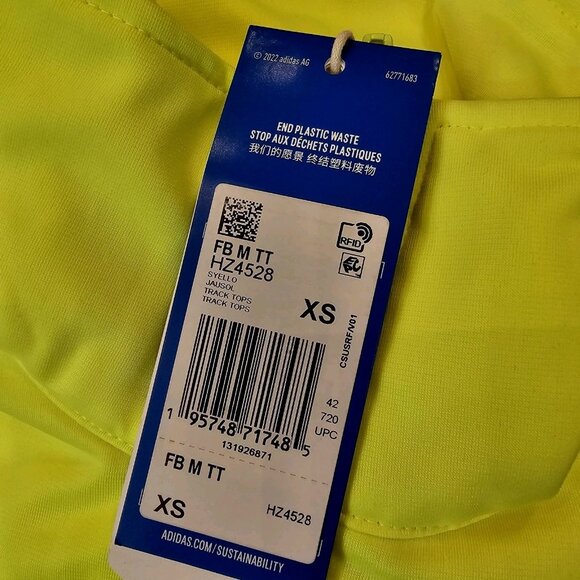 Adidas Bored Ape Yacht Club Punks Neon Firebird Track Jacket HZ4528 - Men's XS - Picture 3 of 3